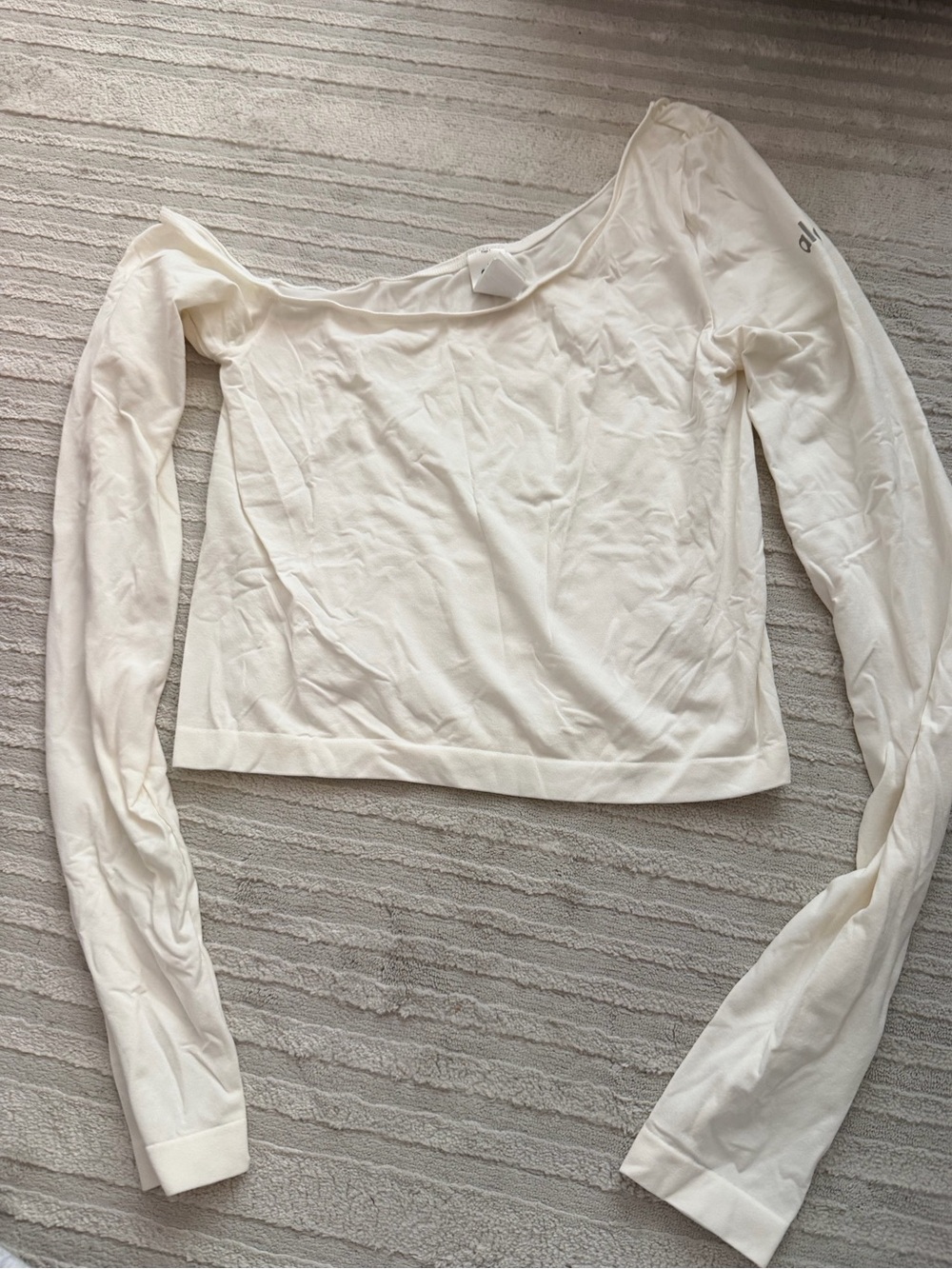 ALO sheer glow top